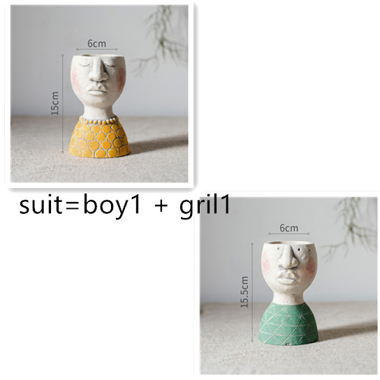 Греческая Статуя Горшок Богини Цветочные Горшки Голова Ретро Ваза Венеры