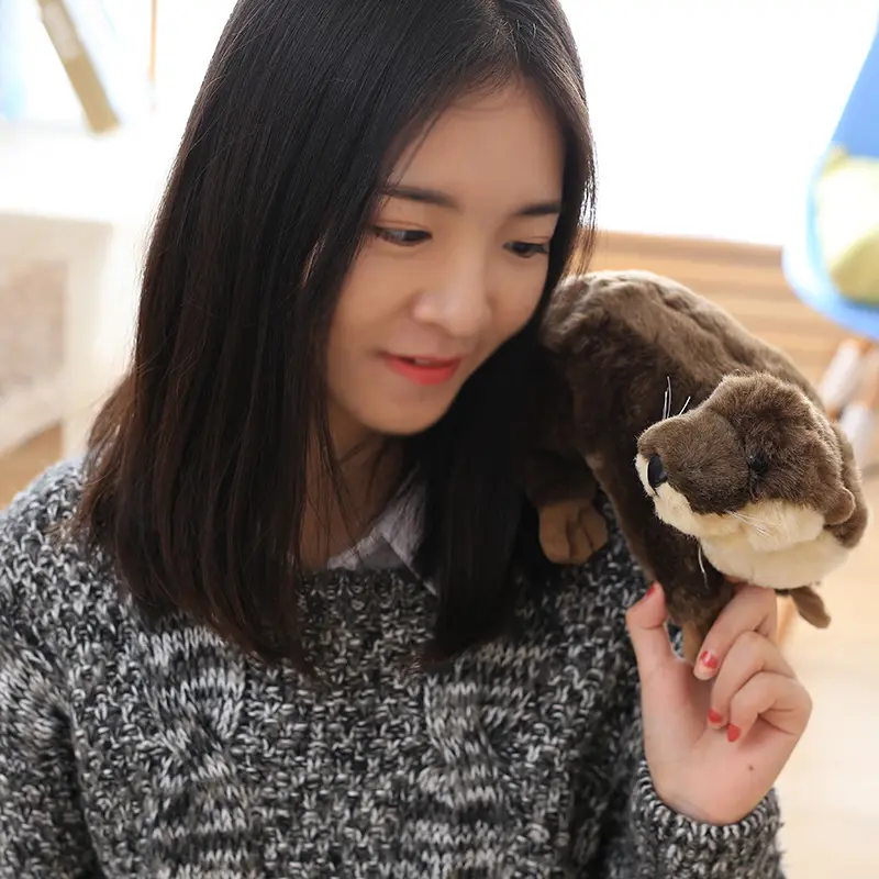 40CM simulation otter doll plush animal toy