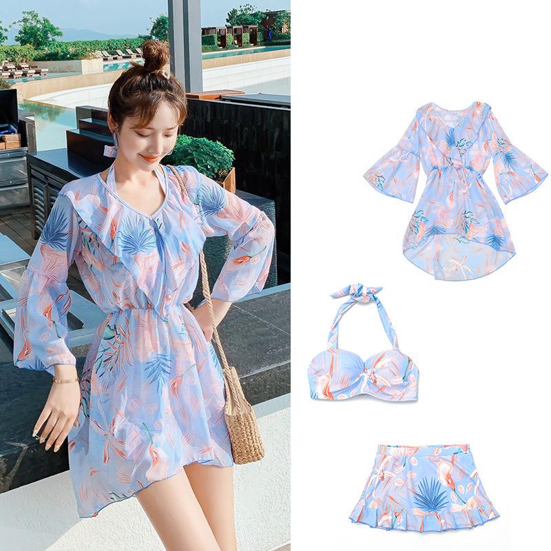 Women's three-piece swimsuit