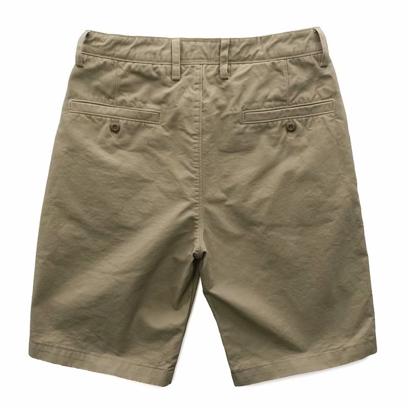 Washed men's casual shorts tooling five-point pants