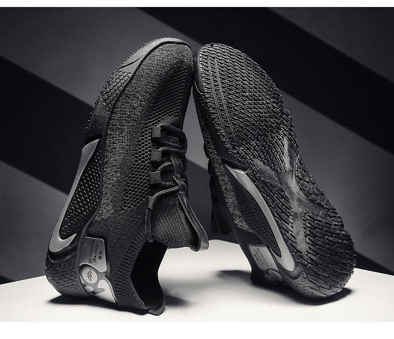Flying woven breathable casual sneakers
