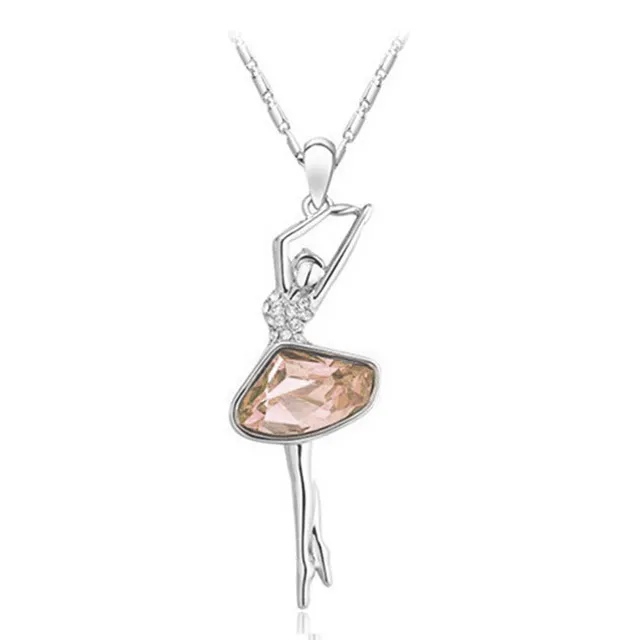 Ballerina necklace - Brown