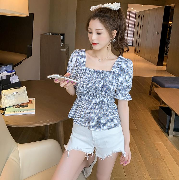 Short - sleeved waist small minority jacket