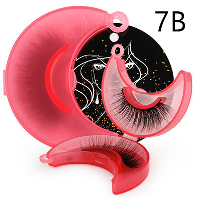 Imitation mink thick handmade natural eyelashes Red - Shop at LoveMi