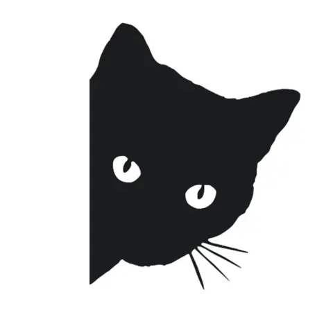 Cat Personality Reflective Decorative Car Sticker