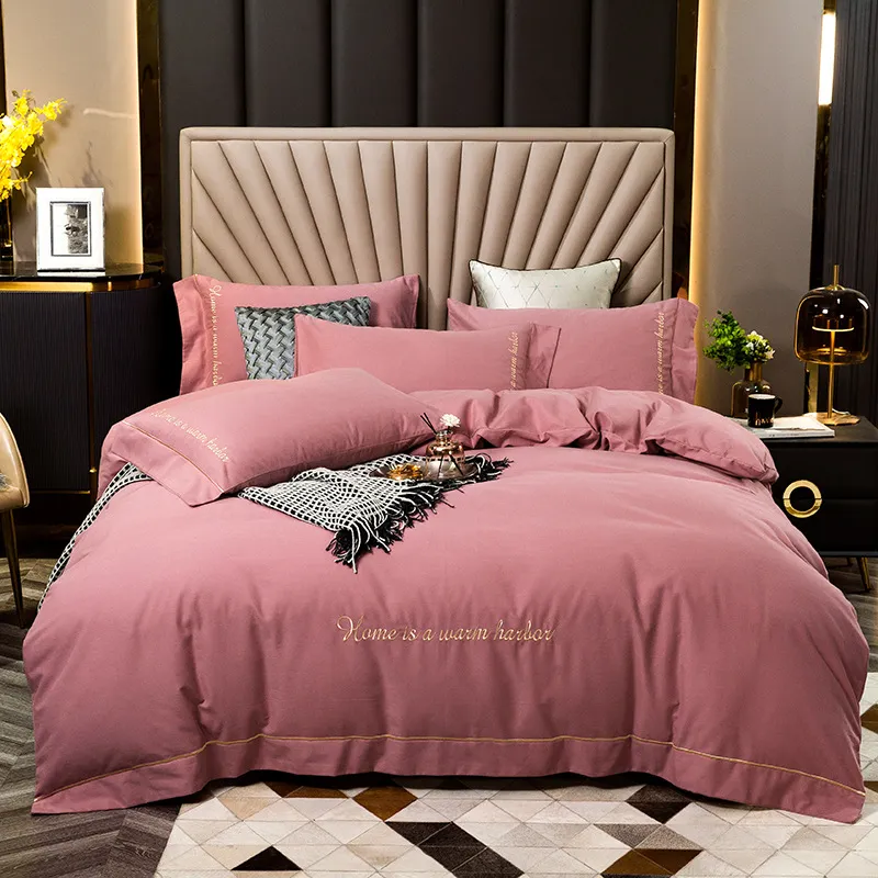 Brushed bedding - Deep Pink