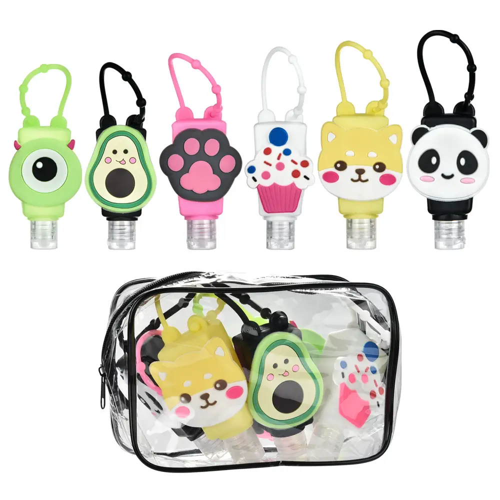 Silicone hand sanitizer bottle