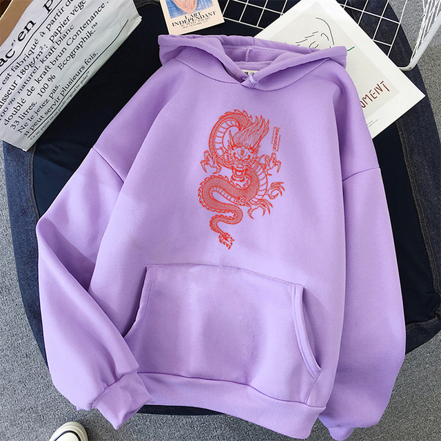 Title 3, Chinese dragon print hoodie