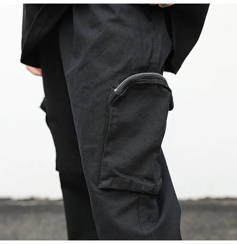 Pocket wide-leg overalls