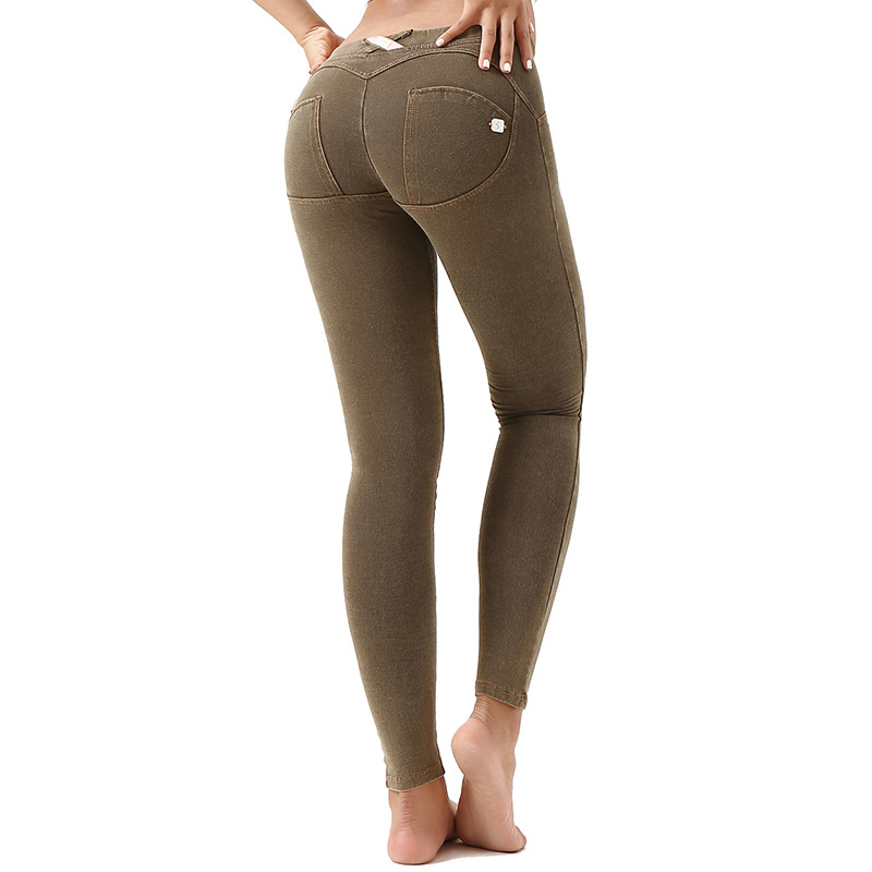 Denim Peach Hips Sweatpants Brown - Shop at LoveMi