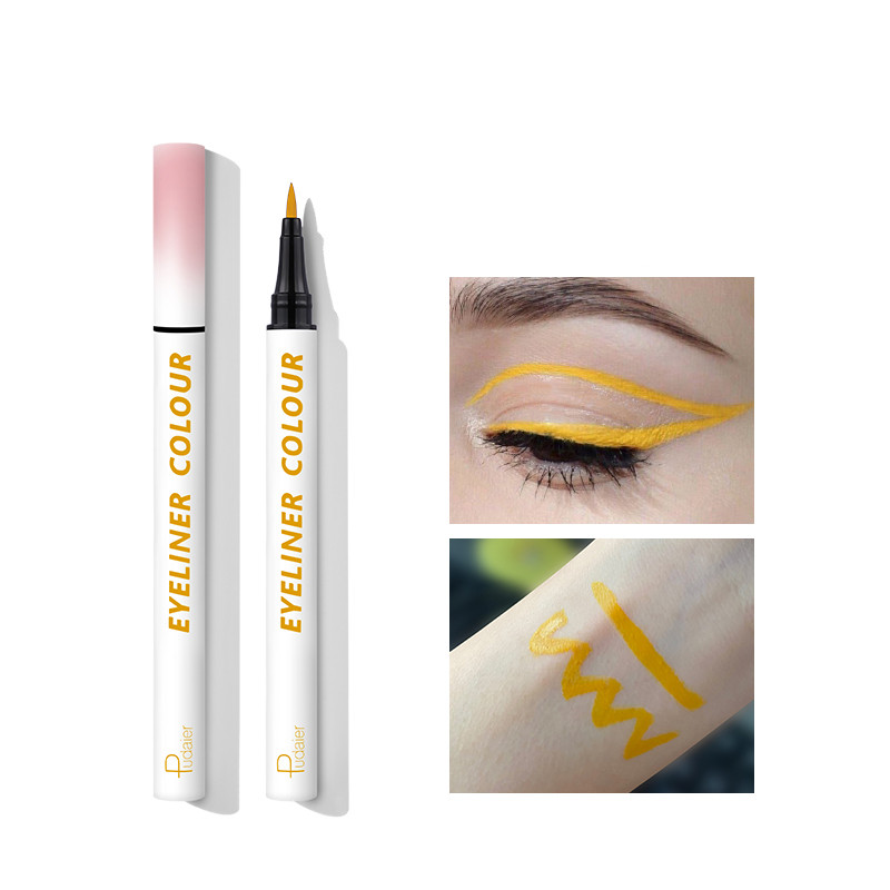 Color eyeliner blue white thin tip very thin 9Style - Shop at LoveMi