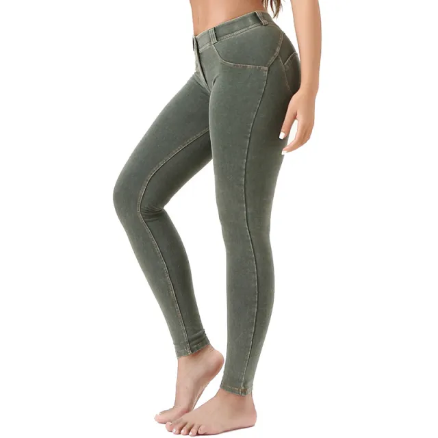 Denim Peach Hips Sweatpants Low Turquoise L - Shop at LoveMi