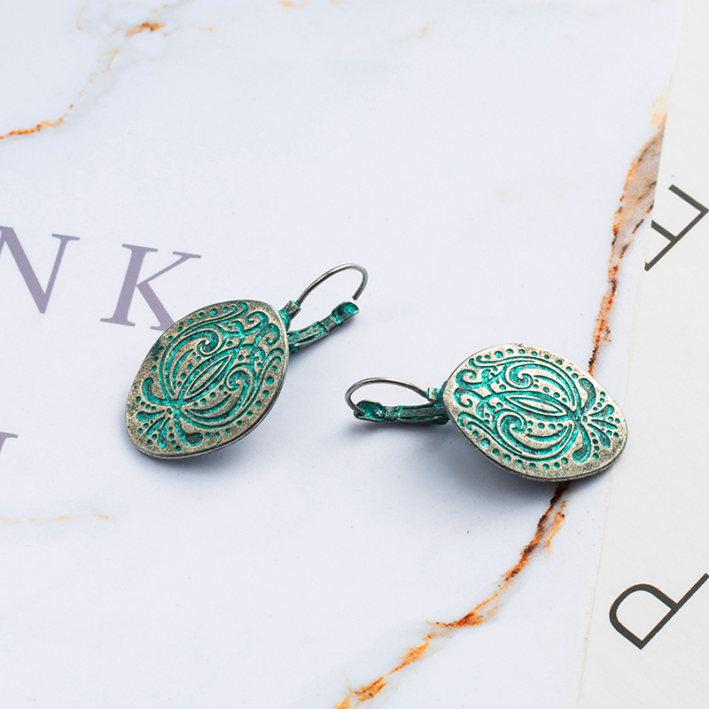 Bohemian vintage bronze earrings