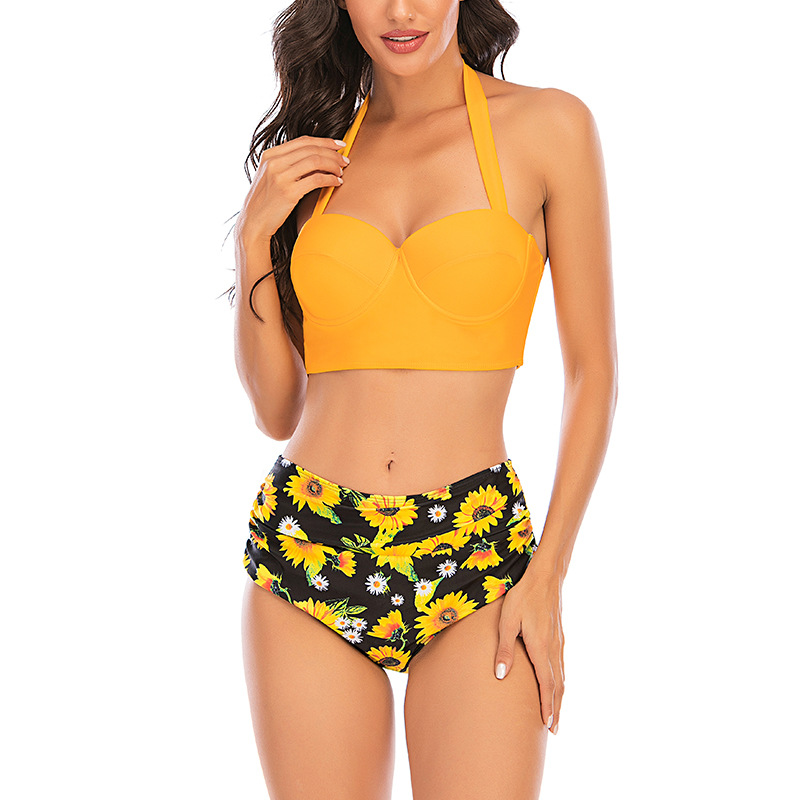 Title 3, Sunflower print bikini