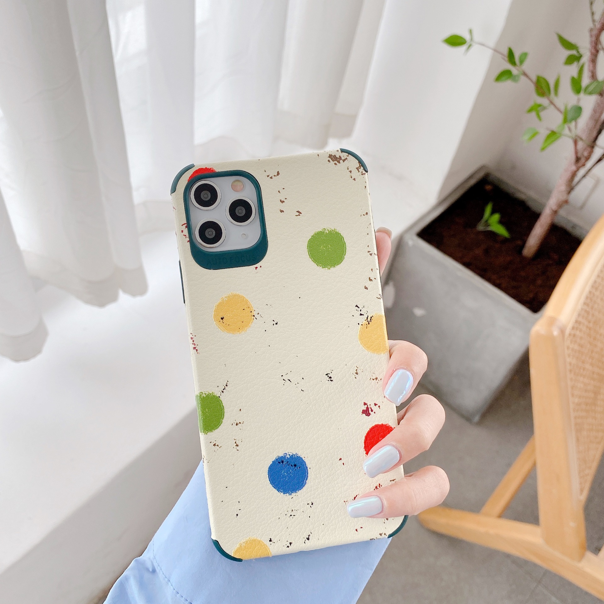 Embossed protective soft shell