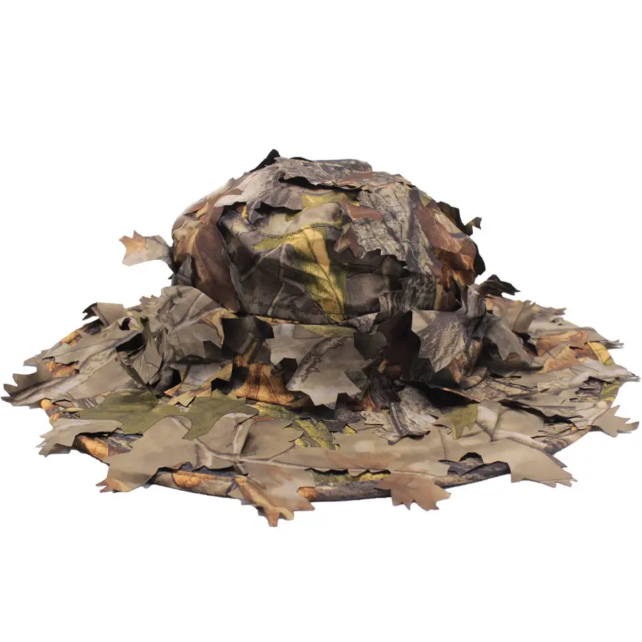 Leaf Camouflage Sunscreen Cap