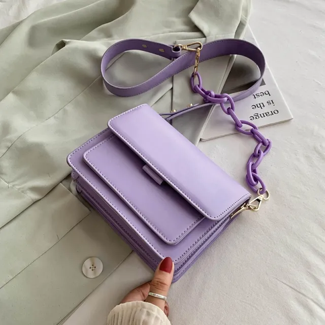 Small square bag Purple - Shop at LoveMi