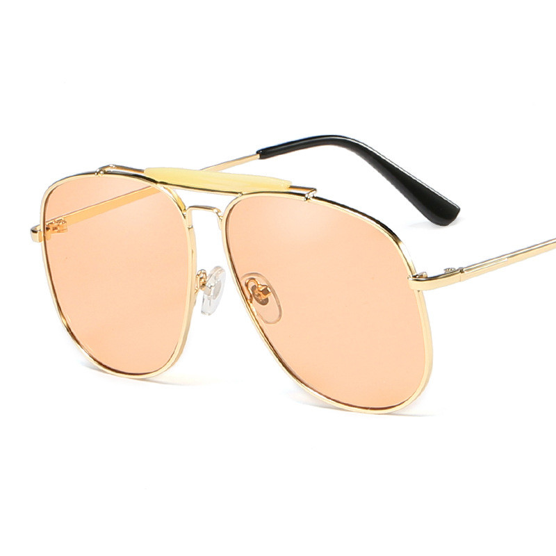 Metal candy color glasses C2 Champagne - Shop at LoveMi