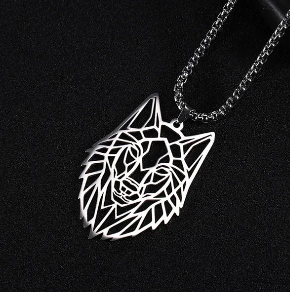 Stainless steel necklace clavicle chain sweater chain Silver - Shop at LoveMi
