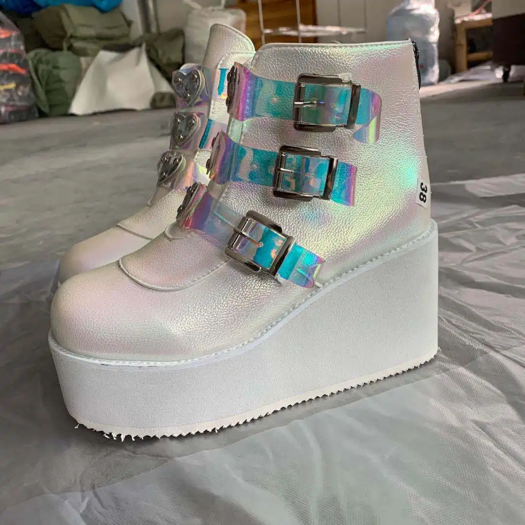 Women's platform Martin boots