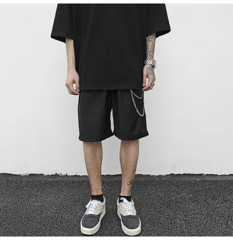 Trouser Chain Suit Shorts