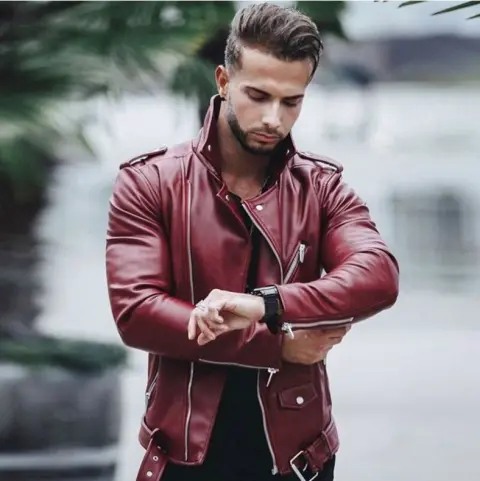 Fashion Slim Leather Jacket