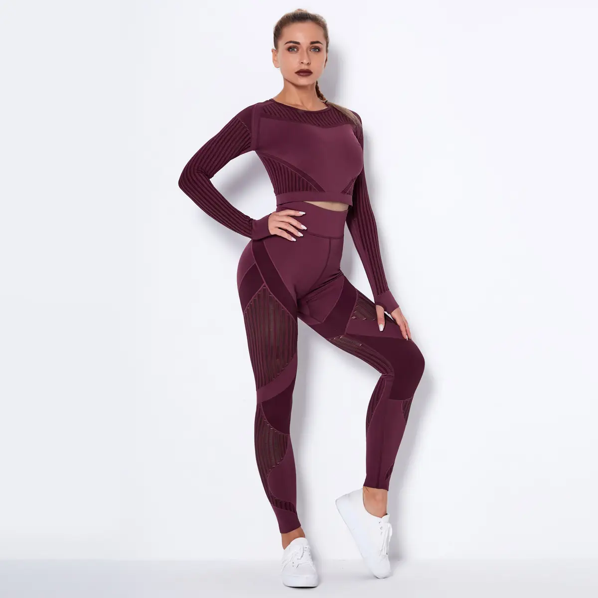 Moisture wicking long sleeve suit