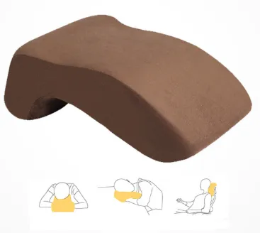 Multifunction Travel Neck Pillow Lunch Break Pillow Brown - Shop at LoveMi