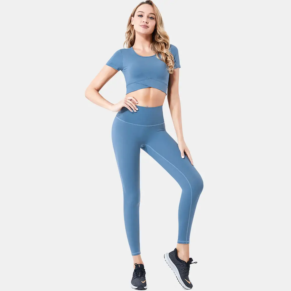 No embarrassment line yoga suit