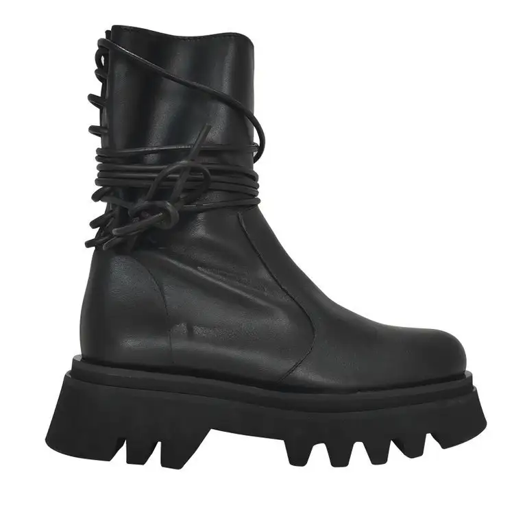 Retro side zip ankle boots