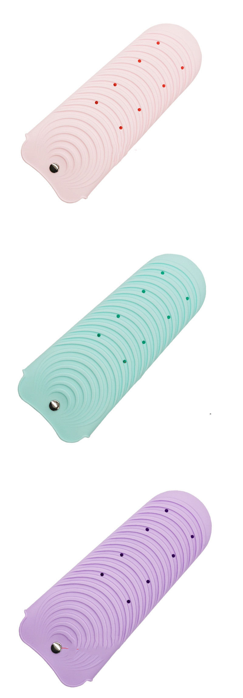 Environmentally Friendly Hair perm silicone button heat insulation cover