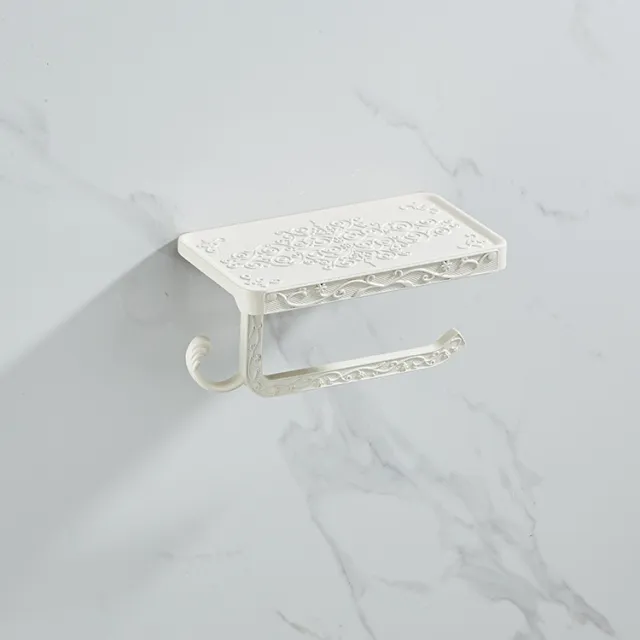 Kitchen and toilet paper towel rack White - Shop at LoveMi