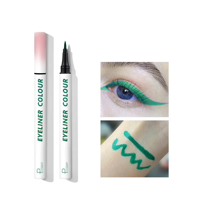 Color eyeliner blue white thin tip very thin - 8Style