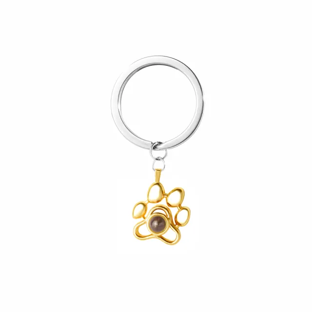 Stainless steel necklace keychain Gold - Shop at LoveMi