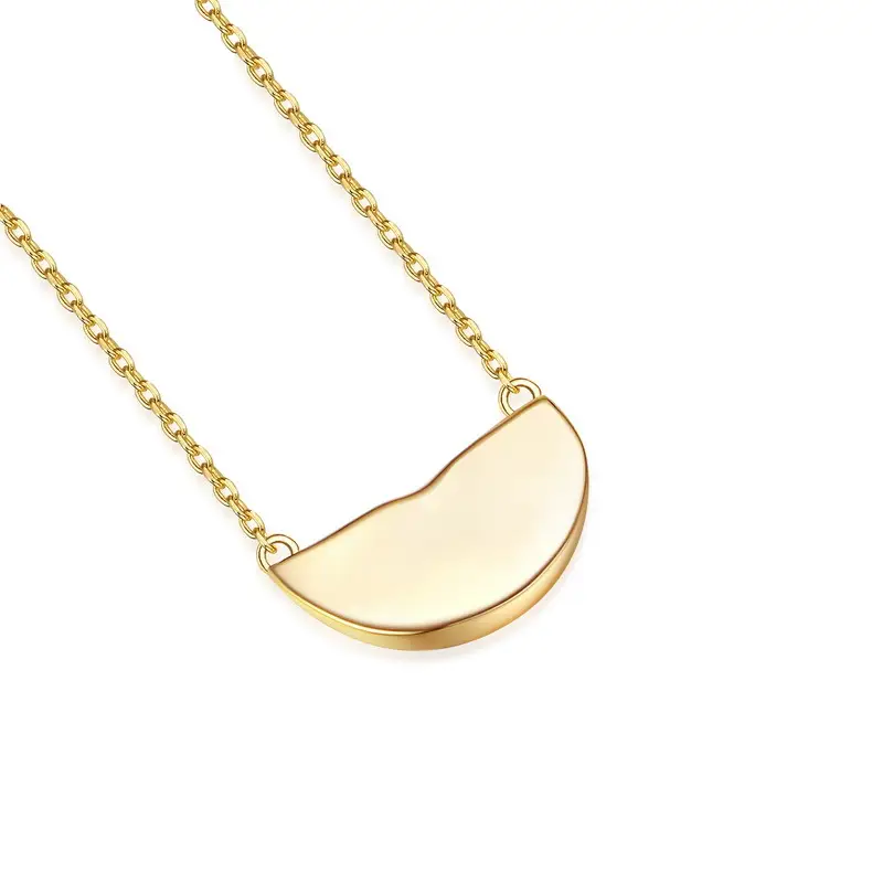 Fashion grapefruit shape S925 silver necklace