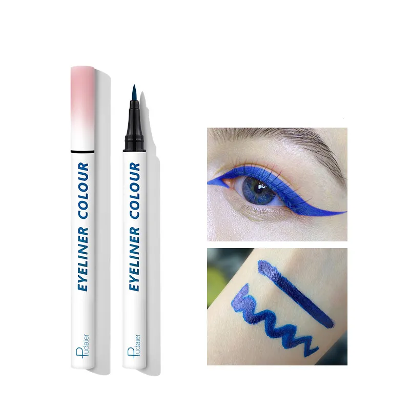 Color eyeliner blue white thin tip very thin - 5Style