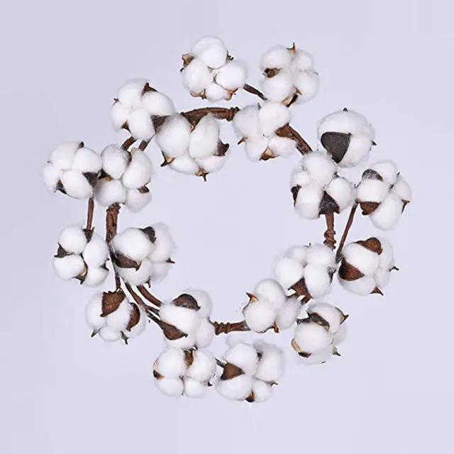 Simulation dried flower kapok garland wreath
