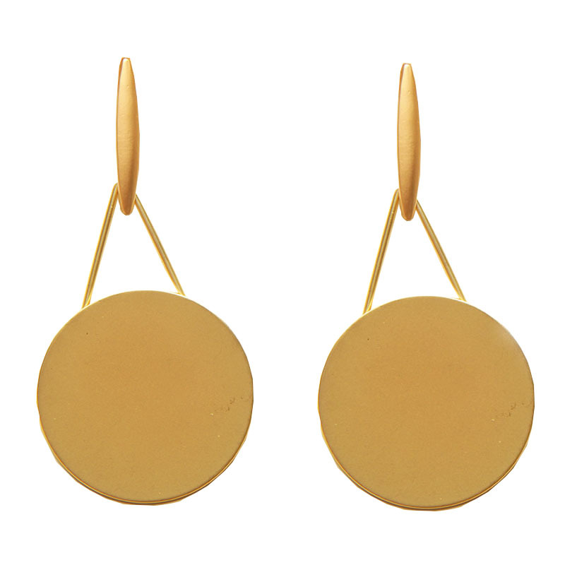 Thin circle earrings