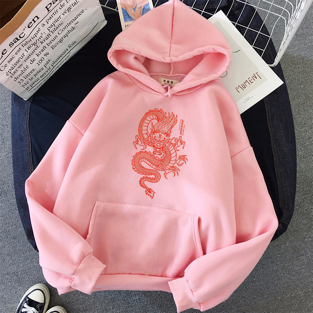 Title 6, Chinese dragon print hoodie