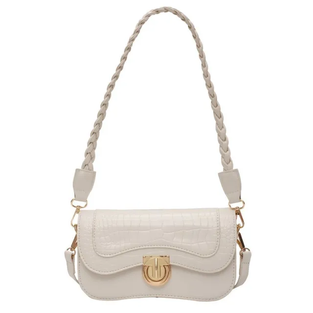 Ladies popular retro shoulder bag White - Shop at LoveMi