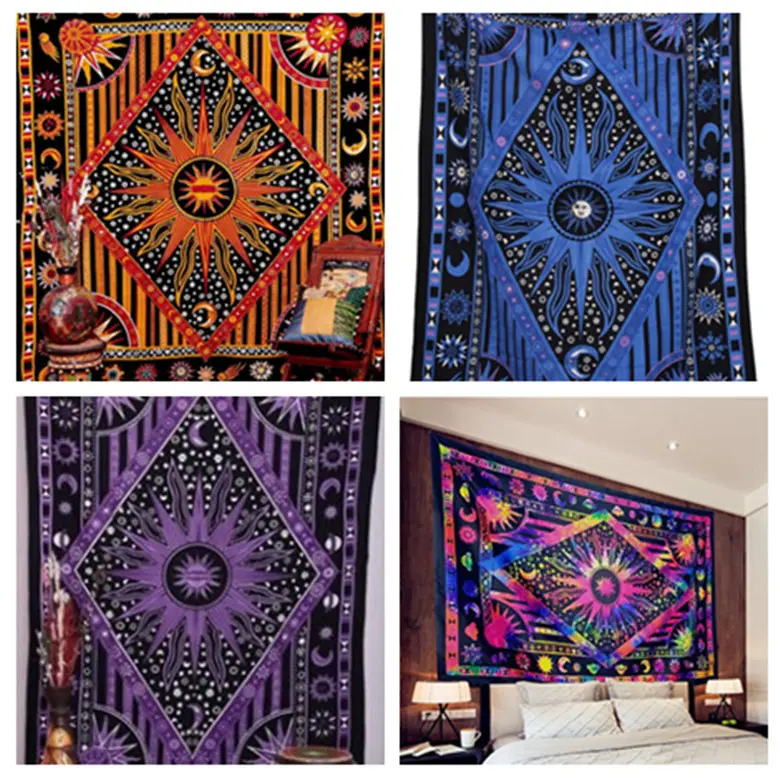 Mandala Tapestry Boho Decor Headboard Blanket
