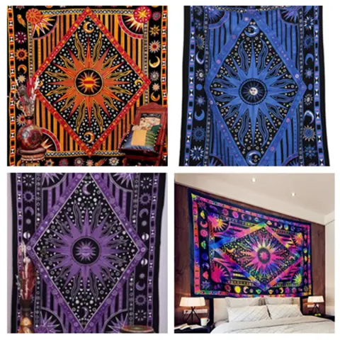 Mandala Tapestry Boho Decor Headboard Blanket