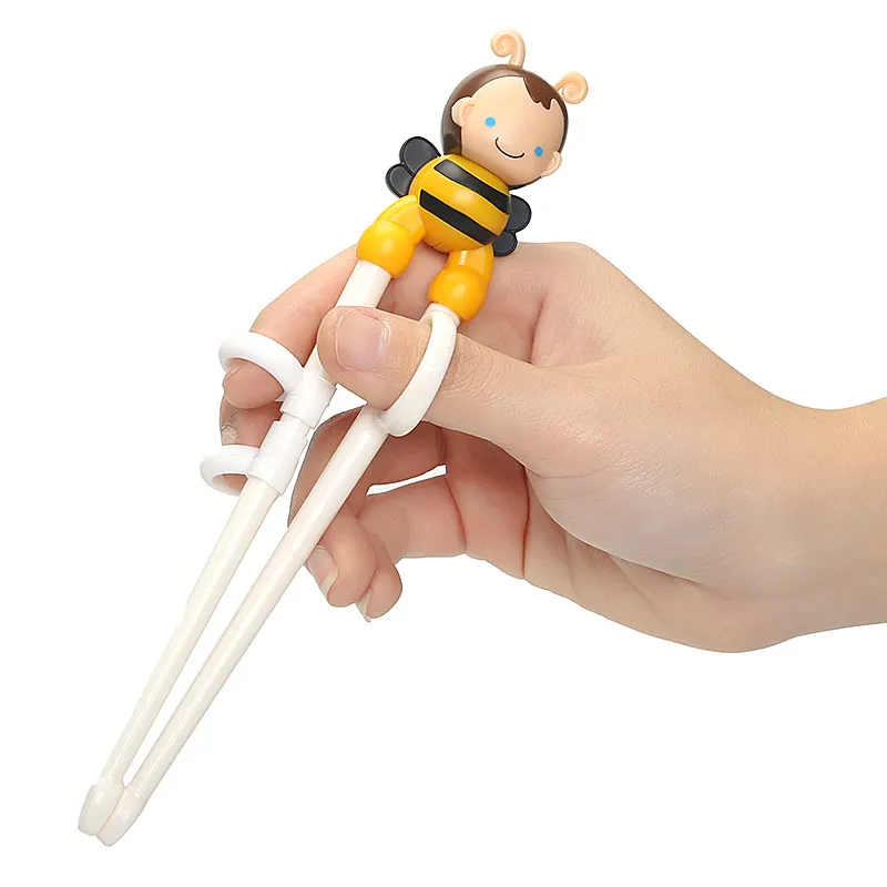 Stainless steel children's practice chopsticks - Abs
