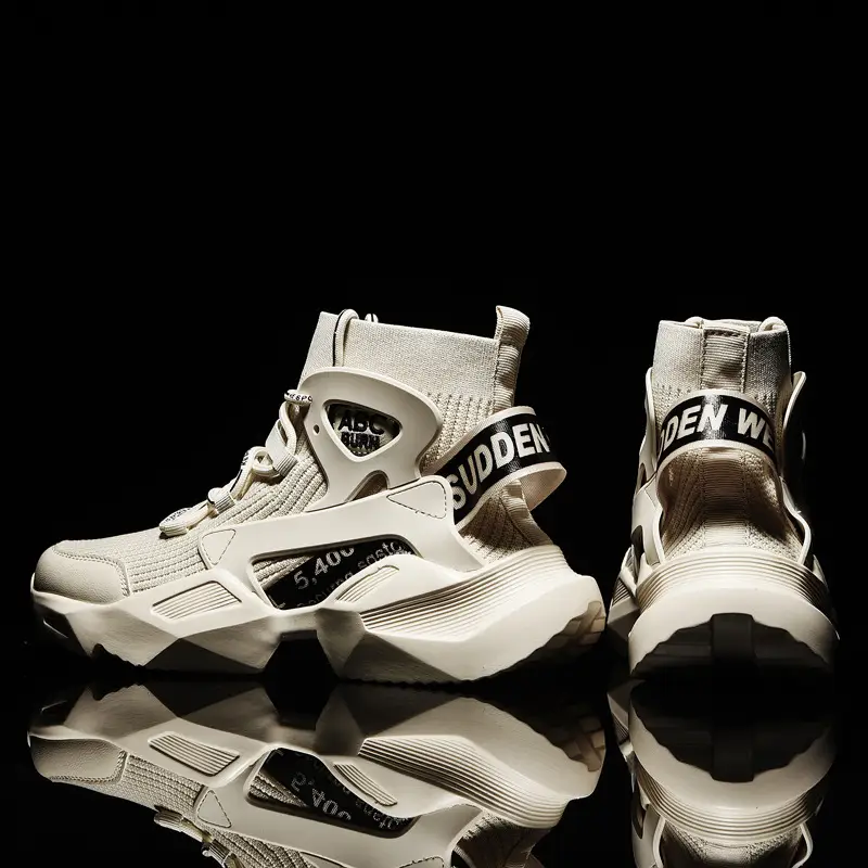 High top sports socks shoes