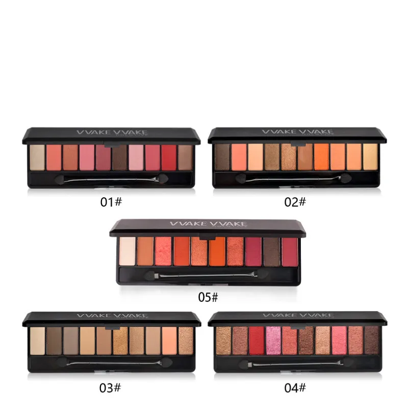 Pearlescent matte waterproof eyeshadow palette - 3Style