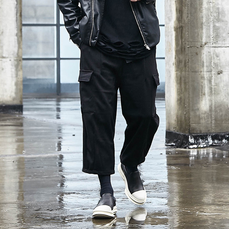 Four seasons loose straight-leg pants