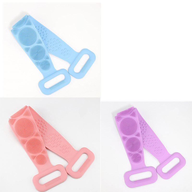 Brosse de douche silicone double face extensible 90