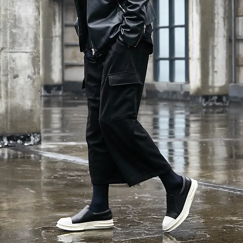 Four seasons loose straight-leg pants