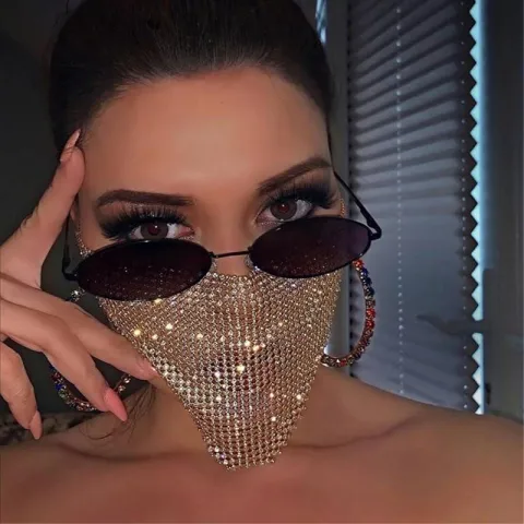 Metal Jewelry Mask