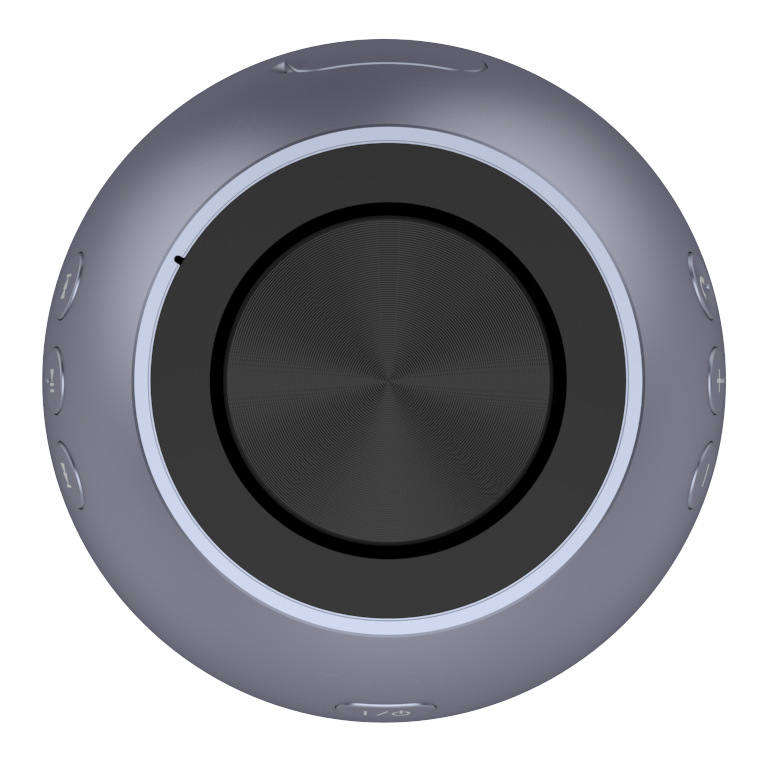 Mini Geeky Desktop Bluetooth Speaker Round - Image 2